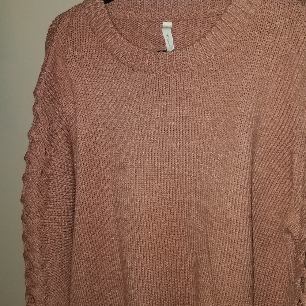Ginger long sleve sweater with detail M/L
